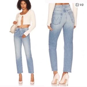 MOTHER High waisted Hiker in Herbal Remedy